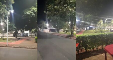 Praça foi alvo de denúncias de abandono. porém, moradores contestam descaso