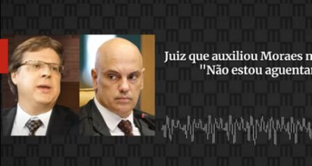 Juiz auxiliar reclama de pressão de Moraes 