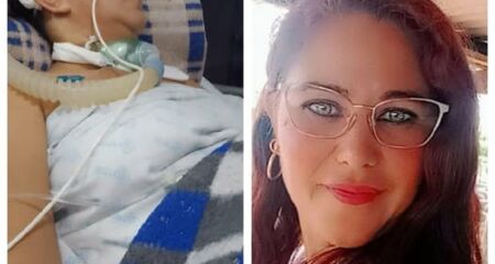 Nair perdeu o filho de 7 meses no acidente; Ela está em coma na Santa Casa de Campo Grande