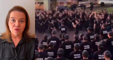 Alunos da PM foram gravados entoando: "bate na cara, espanca até matar, arranca a cabeça e traz ela para cá"  
