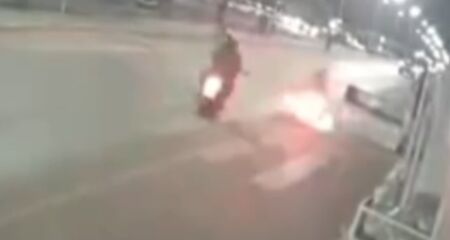 Vídeo mostra impacto do acidente de Lacheski