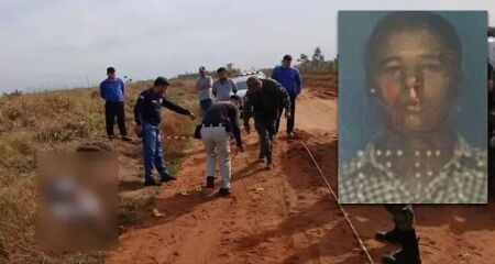 A vítima foi encontrada com diversas marcas de tiro pelo corpo
