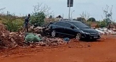 O flagrante foi feito no domingo