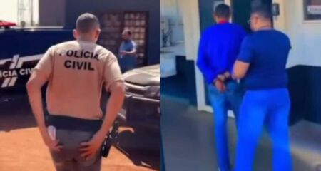 Dois homens e uma mulher foram levados à delegacia; filhos da suspeita ficaram sob cuidados do Conselho Tutelar
