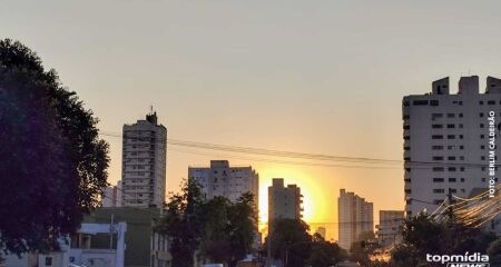 Em Campo Grande a mínima prevista é de 17°C e máxima de 26°C