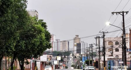 Em Campo Grande, dia amanheceu nublado, com mínima de 13°C e máxima de 19°C