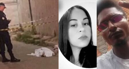 A jovem foi assassinada a facadas pelo companheiro