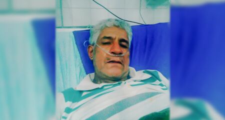 Edson Escobar está internado desde sábado e família teme agravamento do quadro