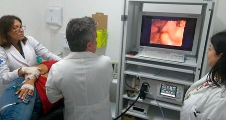 Exame de endoscopia
