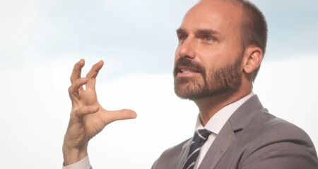 Eduardo tem reunião marcada na Casa Branca 