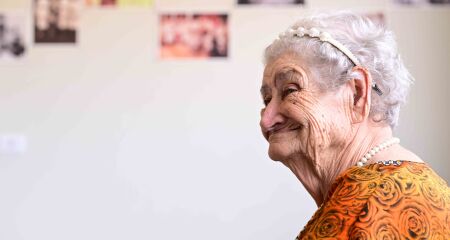 Antônia Pinto (Tonha) já vive há 38 anos no Asilo