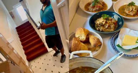 Um gesto espontâneo virou uma amizade improvável após uma entrega terminar em um jantar na casa de uma chef de cozinha