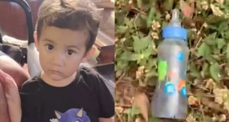 Arthur sumiu de forma repentina e no mesmo dia, à tarde, sua mamadeira foi encontrada em um rio perto da casa