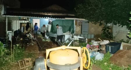 Local onde a mulher foi assassinada