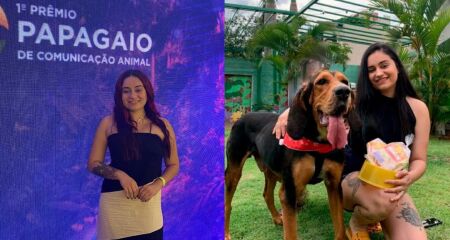 Cibelle atua há oito anos, como voluntária, na causa animal