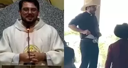 Um padre de Tocantins polemizou nas redes sociais ao leiloar a própria cueca por R$ 3 mil durante 53&ordm; Festejo de São Francisco de Assis