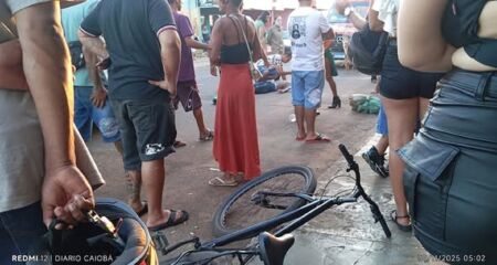 Vítima foi alvejada com cerca de três tiros