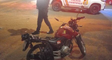 Vítima sofreu diversas fraturas durante o acidente