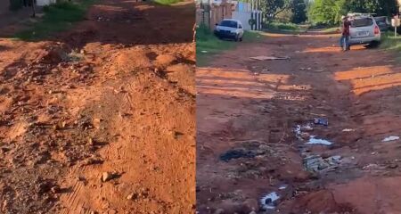 Obras de pavimentação param no Noroeste e geera dor de cabeça a moradores