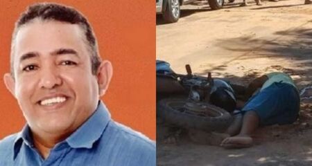 O agiota Ademir José de Almeida foi executado a tiros na porta de casa, no bairro Senhor Divino, em Coxim, em junho de 2023.