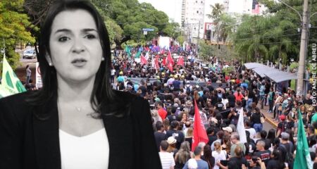 Manifestantes cobram explicações sobre uso de recursos, denunciam supersalários e reclamam de problemas na educação, saúde e infraestrutura