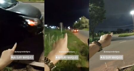 Em pouco mais de 1h, uma seguidora flagrou pelo menos seis veículos com pneus furados