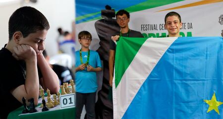 Autodidata, menino de 12 anos se torna vice-campeão de xadrez no Centro-Oeste
