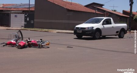 O acidente aconteceu na manhã de hoje