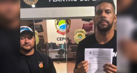Professor Washington foi preso por liderar manifestação contra prefeita Adriane Lopes