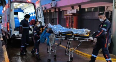 O acidente aconteceu na tarde de ontem