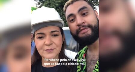 Prefeita caiu em pegadinha 