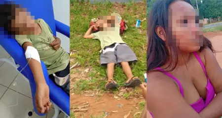 Diversos moradores saíram muito machucados