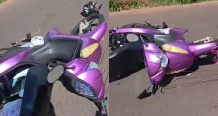 A vítima foi socorrida por moradores e se queixava de fortes dores