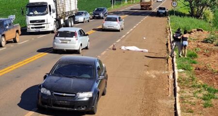 Jovem seguia para encontrar amigos quando foi atropelado