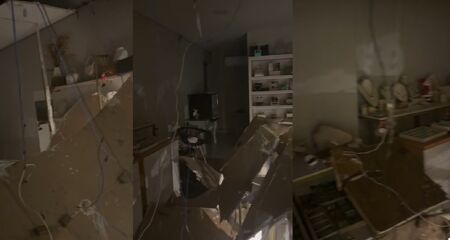 Temporal causou danos materiais e levou à suspensão temporária das atividades