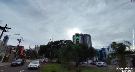 E o sol não foi visto em Campo Grande