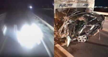 Velocímetro travado em 160 km/h indica alta velocidade no momento da batida fatal