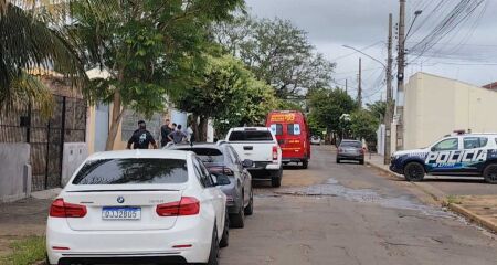 Local onde casal foi socorrido após briga no Teveirópolis