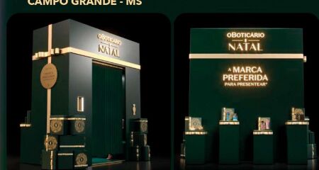 Natal do Boticário encanta Campo Grande com caixa de presente gigante no Shopping Norte Sul