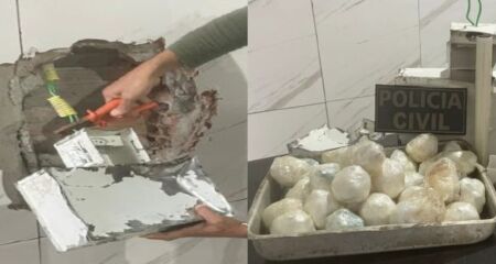 Sete casas serviam como depósitos de drogas e três pessoas foram presas