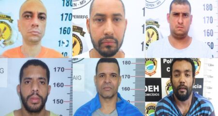 Ricardo, Ronaldo, Cleber, Phillypi, Osmar e Eder