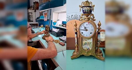 O tempo é tratado com respeito na Relojoaria