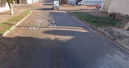 Proximidades do local onde o homem foi encontrado pela polícia