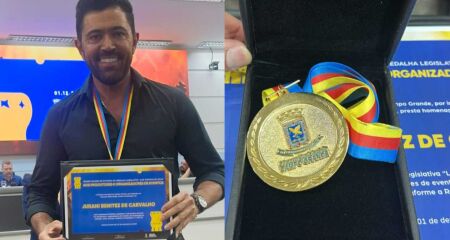 Cantor diz que medalha legislativa reflete maior atenção à cultura e ao trabalho de quem vive da arte