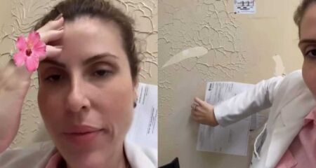 Médica expõe situção da unidade de saúde em que trabalha