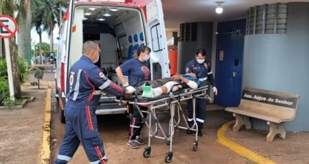 Chegada do adolescente no Hospital da Vida