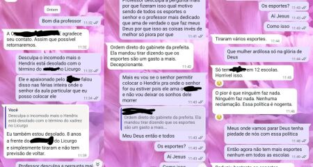 Pais e professores denunciam retirada de atividades, entretanto, medida era prevista em edital