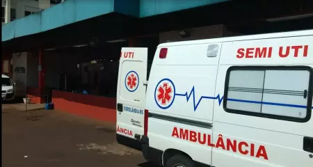 O homem precisou ser encaminhado apra a Santa Casa de Campo Grande devido a gravidade do ferimento 