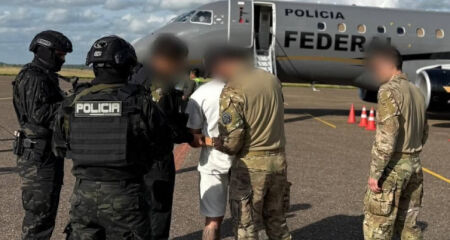A opera&ccedil;&atilde;o internacional possibilitou a pris&atilde;o do acusado 