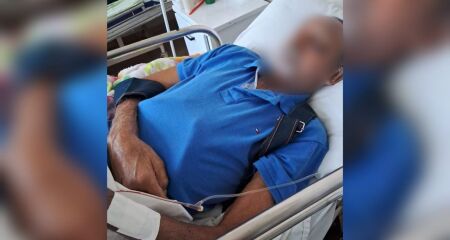 V&iacute;tima sofreu fratura no bra&ccedil;o 